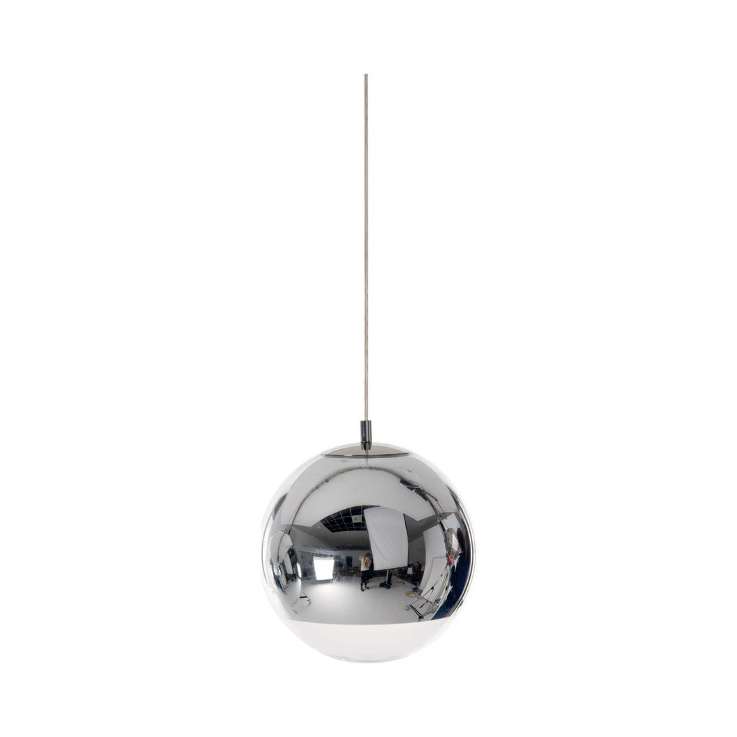 Mirror Ball LED Pendant Light in Chrome (Small).
