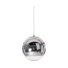 Load image into Gallery viewer, Mirror Ball LED Pendant Light in Chrome (Medium).
