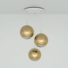 Load image into Gallery viewer, Mirror Ball Round LED Multi Light Pendant Light in Detail.
