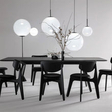 Load image into Gallery viewer, Opal LED Floor Lamp in exhibition.

