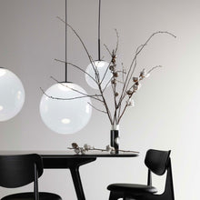 Load image into Gallery viewer, Opal LED Pendant Light in Detail.
