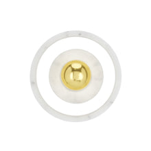 Load image into Gallery viewer, Stone LED Wall Light in Detail.
