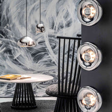 Load image into Gallery viewer, Void LED Pendant Light in exhibition.
