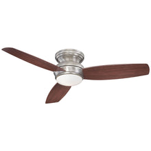 Load image into Gallery viewer, Traditional Concept LED Outdoor Ceiling Fan in Pewter / Dark Maple (52-Inch).
