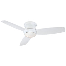 Load image into Gallery viewer, Traditional Concept LED Outdoor Ceiling Fan in White (52-Inch).
