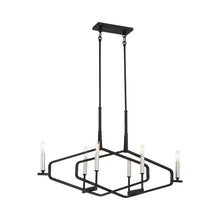 Load image into Gallery viewer, Traveler Linear Pendant Light in Sand Coal.
