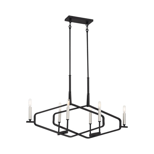 Traveler Linear Pendant Light in Sand Coal.