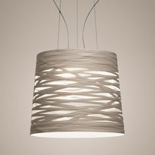Load image into Gallery viewer, Tress Grande Pendant Light in Greige.
