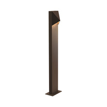 Load image into Gallery viewer, Triform Compact LED Bollard in Large/Single Light/Textured Bronze.
