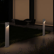 Load image into Gallery viewer, Triform Compact LED Bollard in outdoor.
