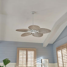 Load image into Gallery viewer, Tropic Air Ceiling Fan in living room.
