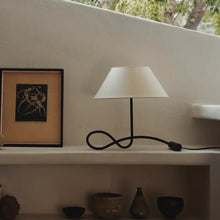 Load image into Gallery viewer, Alameda Table Lamp in living room.
