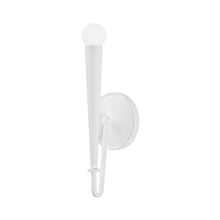 Load image into Gallery viewer, Alder Wall Light in Gesso White.

