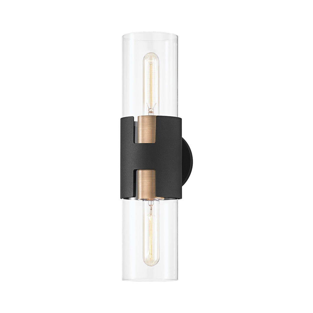 Amado Wall Light in Patina Brass (Small).