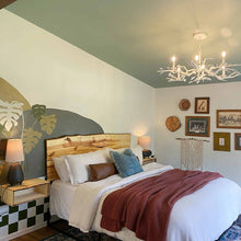 Load image into Gallery viewer, Aubrey Chandelier in bedroom.
