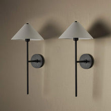 Load image into Gallery viewer, Cedar Wall Light in Detail.
