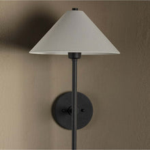 Load image into Gallery viewer, Cedar Wall Light in Detail.
