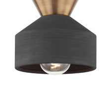 Load image into Gallery viewer, Covina Flush Mount Ceiling Light in Detail.
