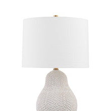 Load image into Gallery viewer, Crater Table Lamp in Detail.
