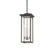 Load image into Gallery viewer, Eden Outdoor Pendant Light in Textured Bronze.
