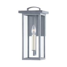 Load image into Gallery viewer, Eden Outdoor Wall Light in Weathered Zinc (Small).
