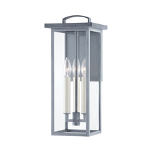 Load image into Gallery viewer, Eden Outdoor Wall Light in Weathered Zinc (Medium).

