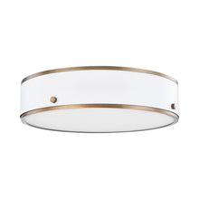 Load image into Gallery viewer, Eli Flush Mount LED Ceiling Light in Soft White (Large).
