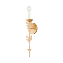 Load image into Gallery viewer, Florian Wall Light in Vintage Gold.
