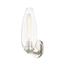 Load image into Gallery viewer, Fresno Wall Light in Polished Nickel.

