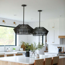 Load image into Gallery viewer, Hunters Point Chandelier in dining room.
