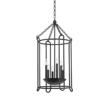 Load image into Gallery viewer, Lassen Pendant Light in Black Iron (6-Light).
