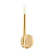 Load image into Gallery viewer, Levi Wall Light in Gold Leaf.
