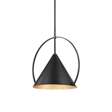 Load image into Gallery viewer, Mari Pendant Light in Soft Black (Small).
