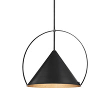 Load image into Gallery viewer, Mari Pendant Light in Soft Black (Large).
