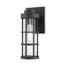 Load image into Gallery viewer, Mesa Outdoor Wall Light in Texture Black (Small).
