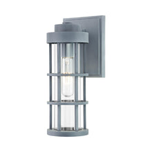 Load image into Gallery viewer, Mesa Outdoor Wall Light in Weathered Zinc (Small).
