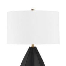 Load image into Gallery viewer, Mineral Table Lamp in Detail.
