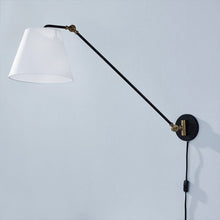 Load image into Gallery viewer, Navin Plug-In Wall Light in Detail.
