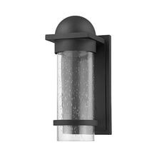 Load image into Gallery viewer, Nero Outdoor Wall Light in Texture Black (Medium).
