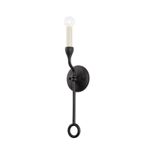 Load image into Gallery viewer, Orson Wall Light in Black Iron.
