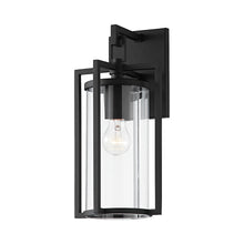 Load image into Gallery viewer, Percy Outdoor Wall Light in Texture Black (1-Light).
