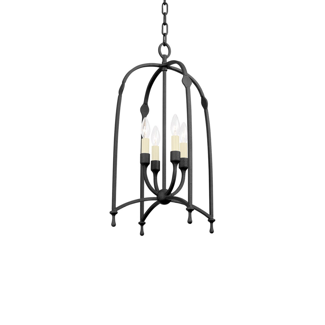 Rhett Pendant Light in Black Iron (Small).