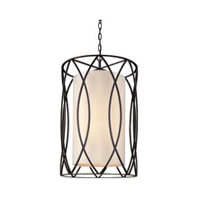 Load image into Gallery viewer, Sausalito Pendant Light in Deep Bronze (4-Light).
