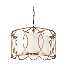 Load image into Gallery viewer, Sausalito Pendant Light in Silver Gold (5-Light).
