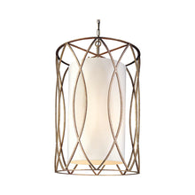 Load image into Gallery viewer, Sausalito Pendant Light in Silver Gold (8-Light).
