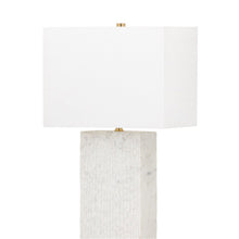 Load image into Gallery viewer, Seismic Table Lamp in Detail.
