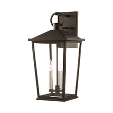 Load image into Gallery viewer, Soren Outdoor Wall Light in Textured Bronze with Highlights (3-Light).
