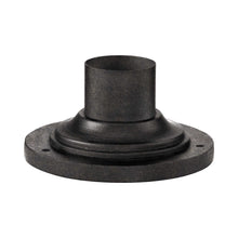 Load image into Gallery viewer, Square Outdoor Pier Mount in French Iron (Round).

