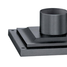 Load image into Gallery viewer, Square Outdoor Pier Mount in Detail.

