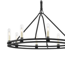 Load image into Gallery viewer, Sutton Outdoor Chandelier in Detail.
